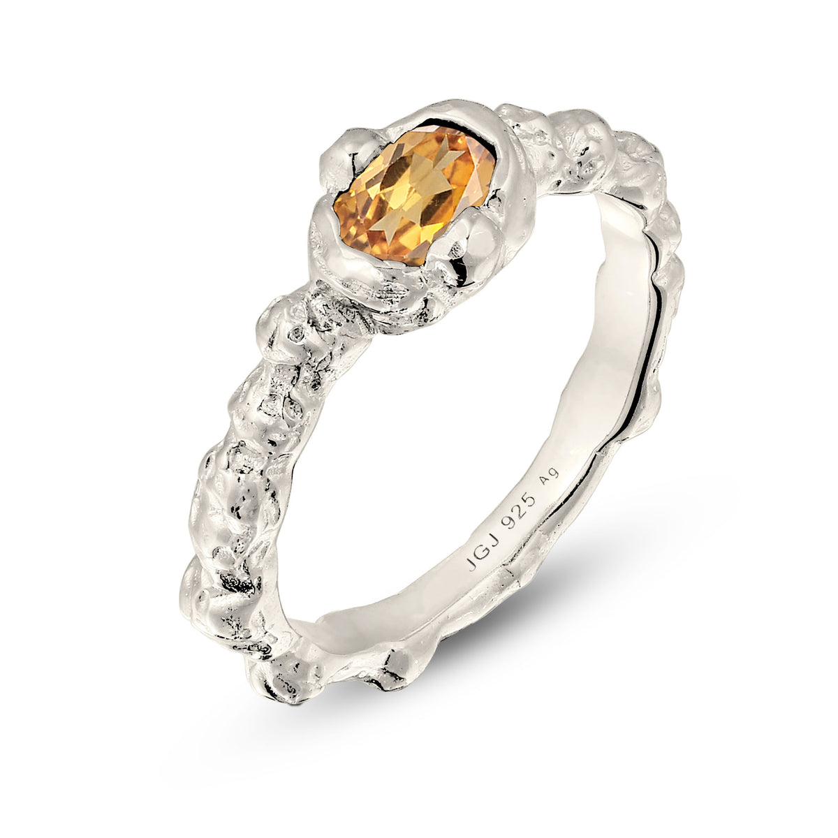 Silber - HAZE & GLORY | Ring | Citrin (Gelb) | 925 Sterling Silber