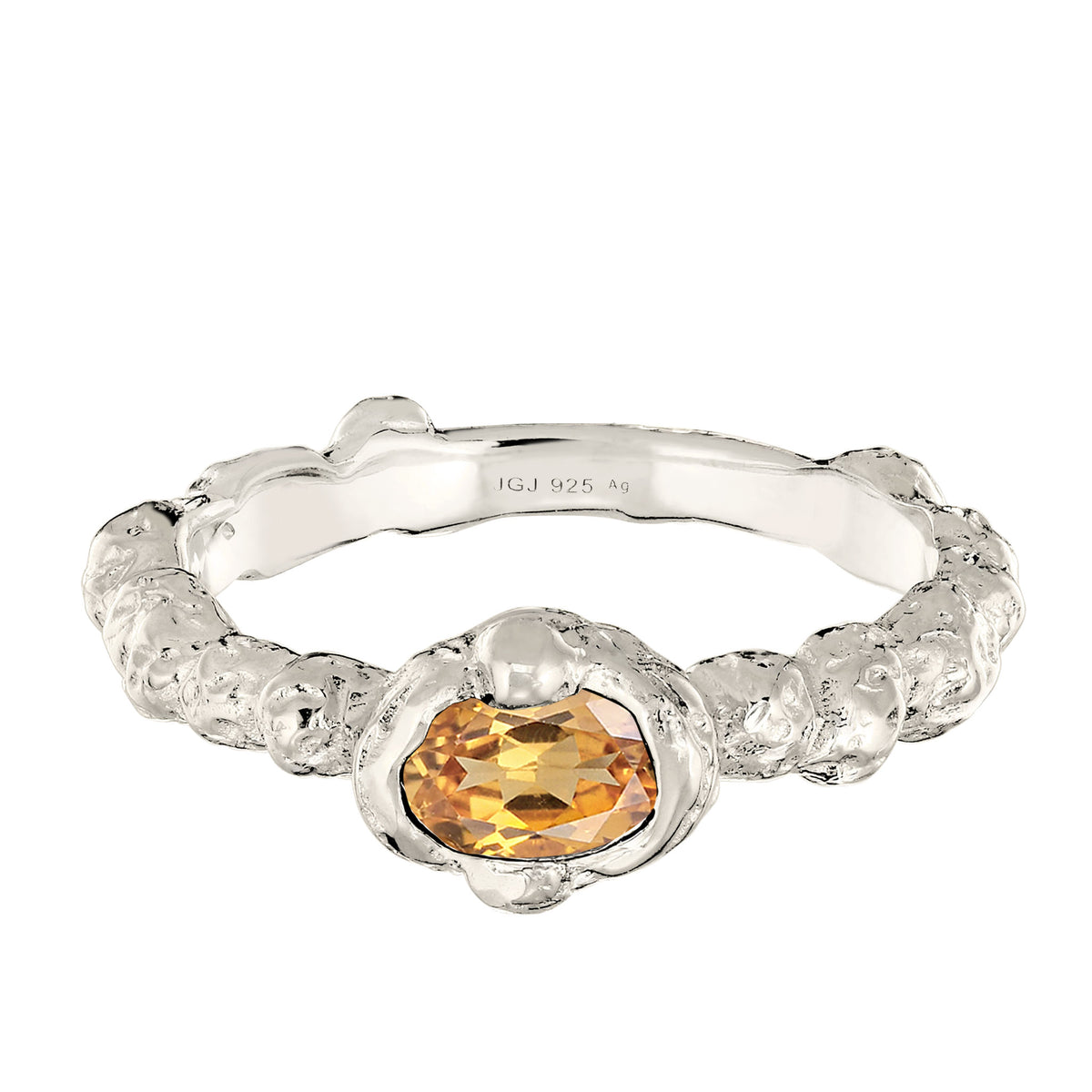 Silber - HAZE & GLORY | Ring | Citrin (Gelb) | 925 Sterling Silber
