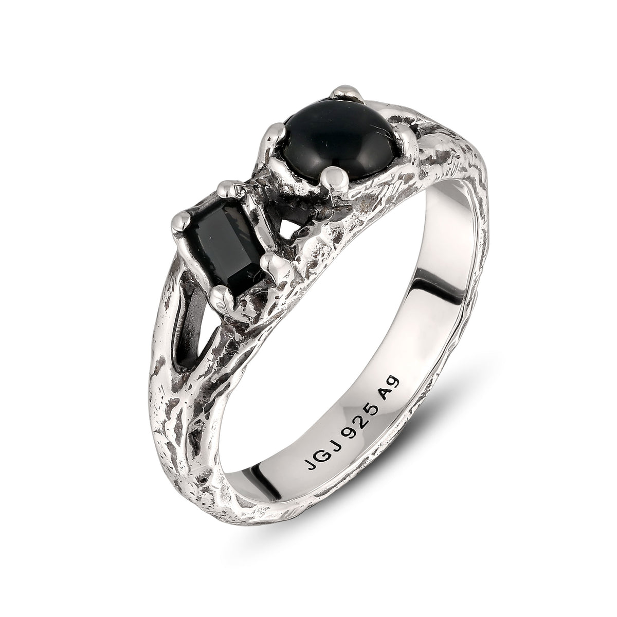 Silber - HAZE & GLORY | TIDELINE ONYX TIGER EYE ring