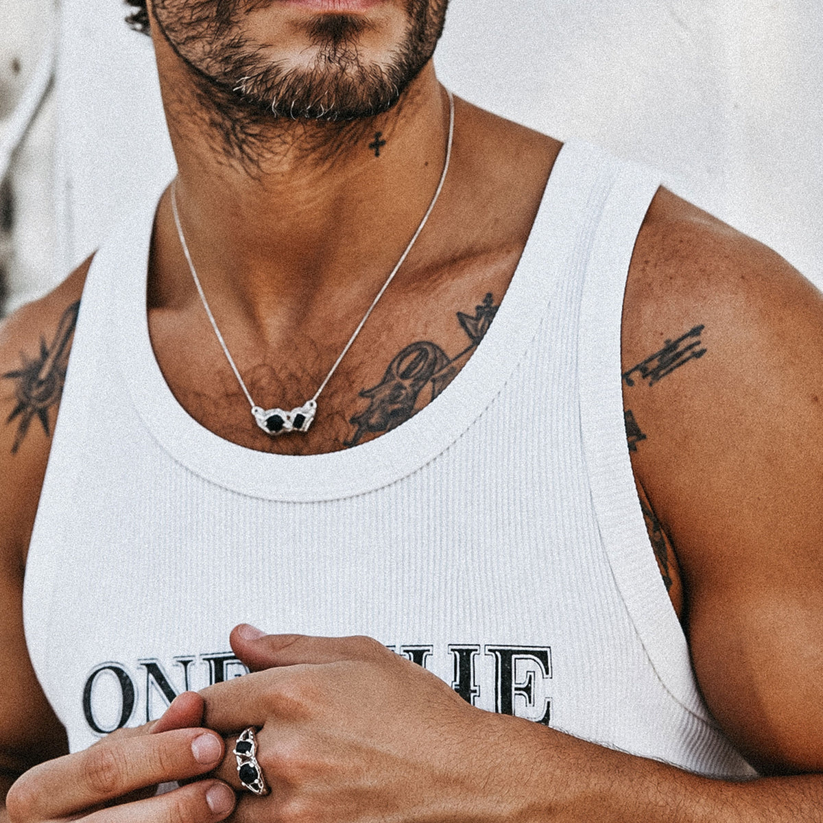 Silber - HAZE & GLORY | TIDELINE ONYX TIGER EYE ring