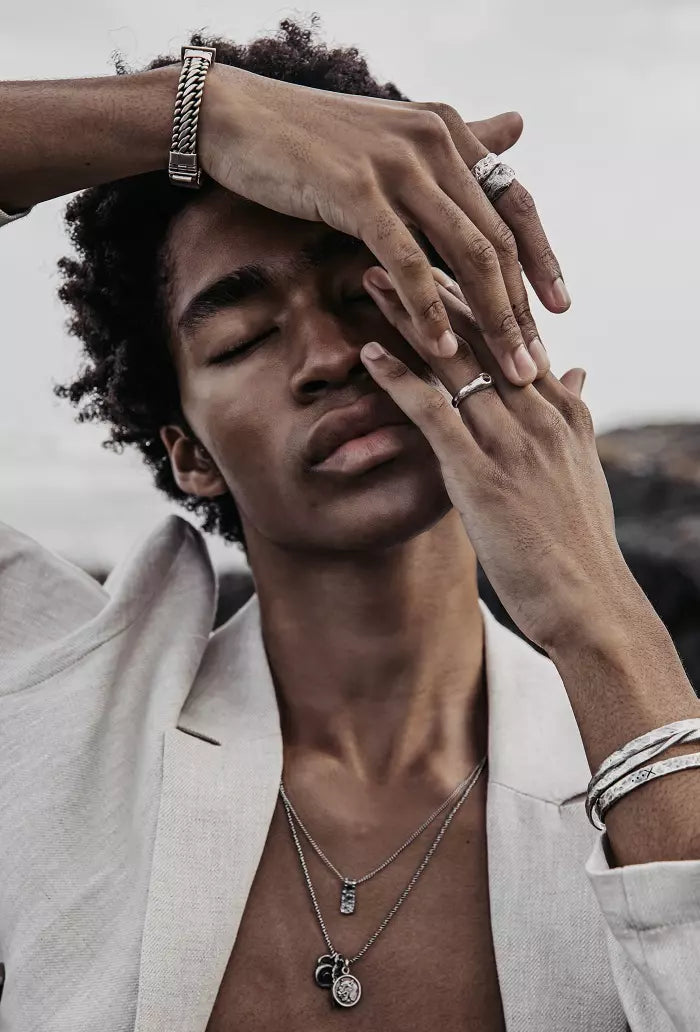 Men wearing top love bracelet