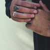 Ring mit Onyx Edelstein